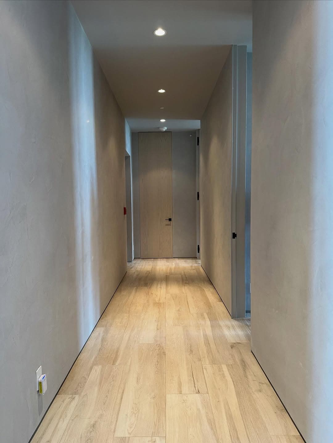 Grand hallway finished in Italian plaster