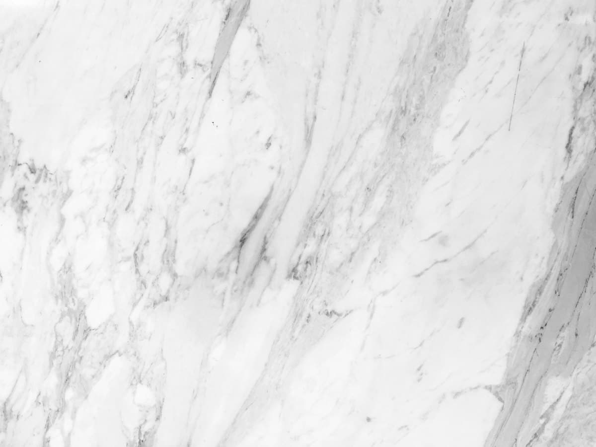 White marble-effect surface with grey veins