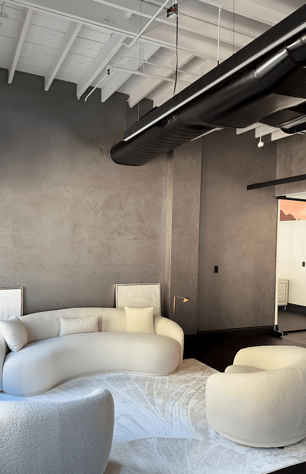 Textured Elegance hand-troweled plaster finish
